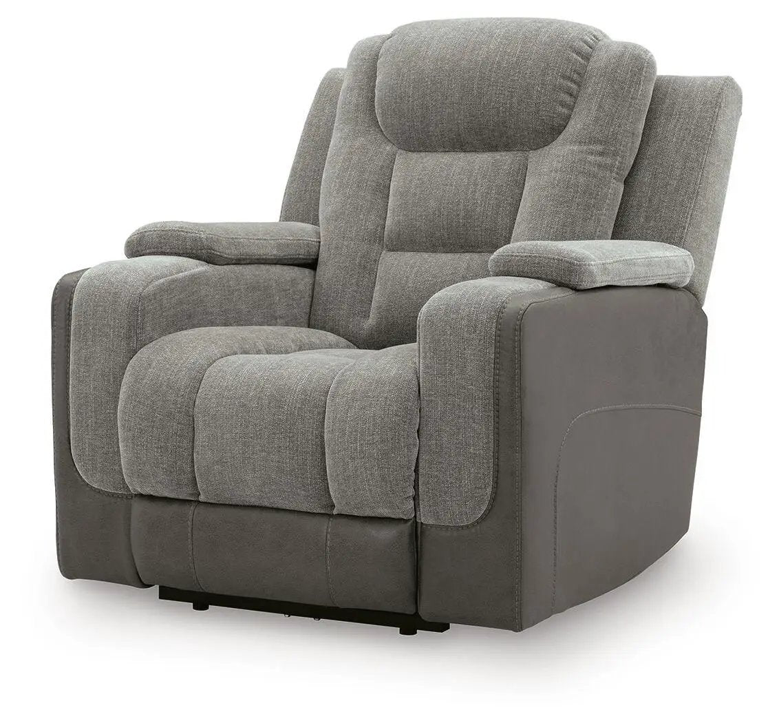 Mixed Motion - Power Recliner With Adjustable Headrest by Unique Piece Furniture