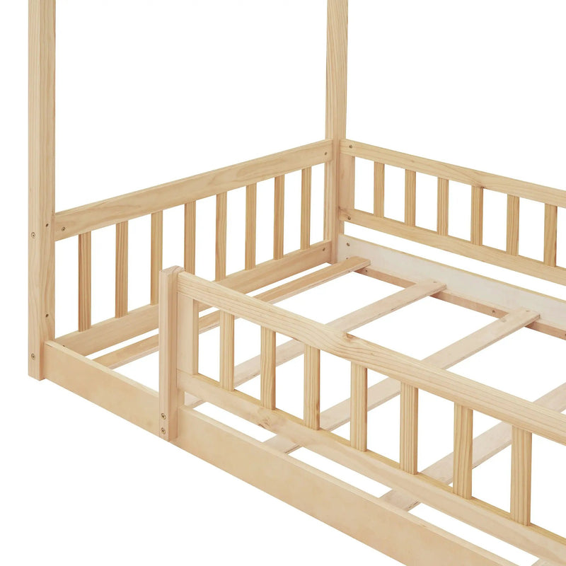 Bed House Bed Frame With Fence by Unique Piece Furniture
