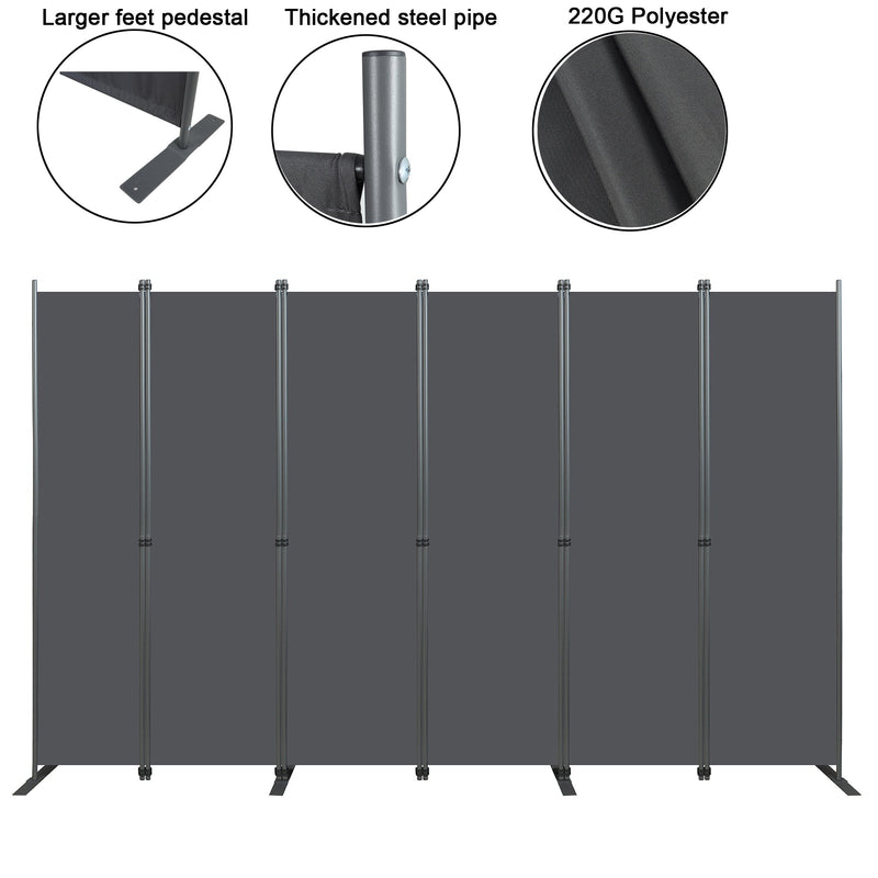 Room Divider 6-Panel - 120" W × 71" H, photo 5 of 9