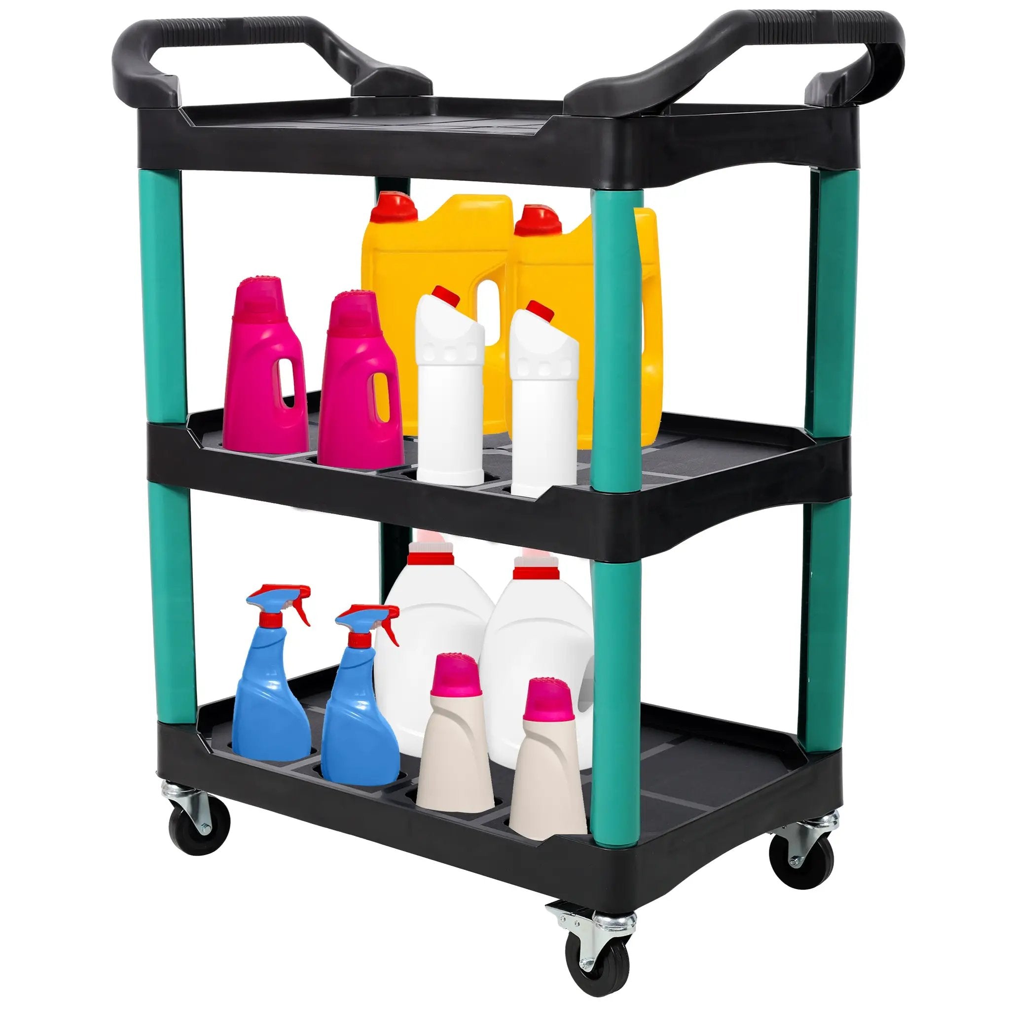 3 Tier Rolling Auto Detail Cart With Wheels by HouseOfZazla