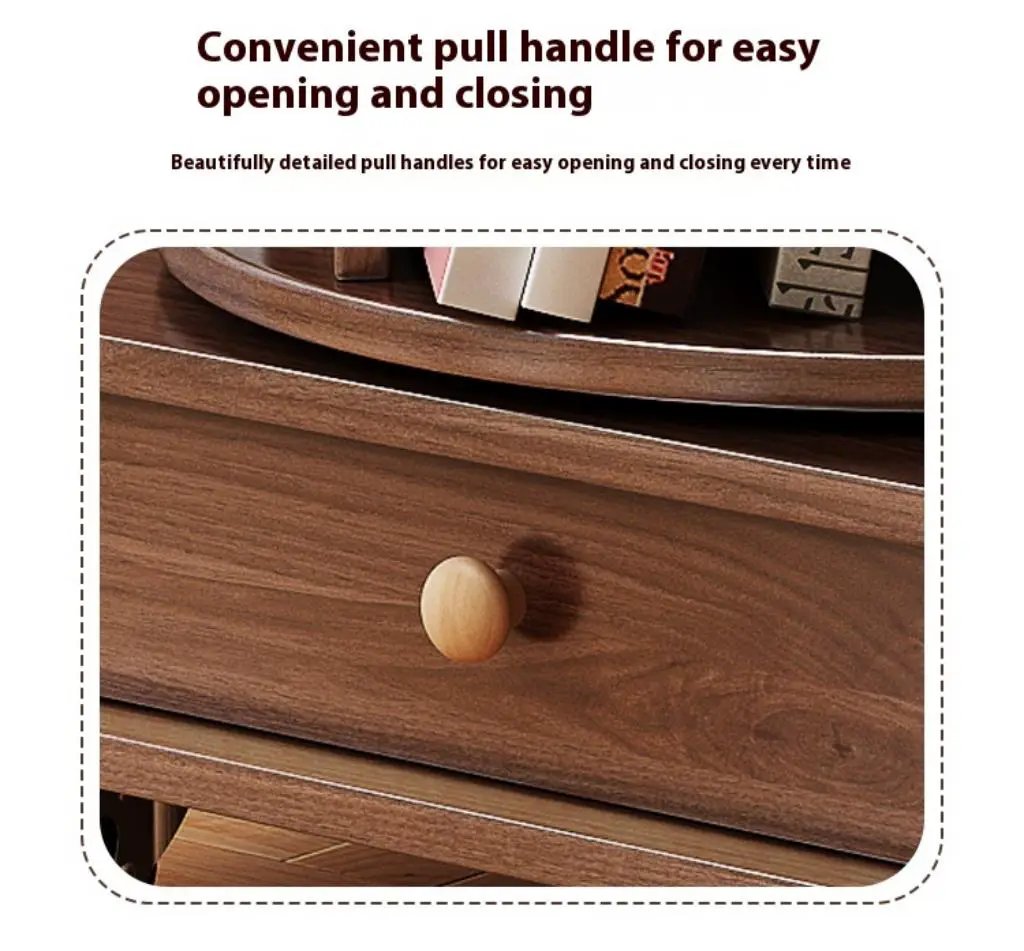 Upgraded Rotating Bookshelf - 360 Display Corner Bookcase by HouseOfZazla