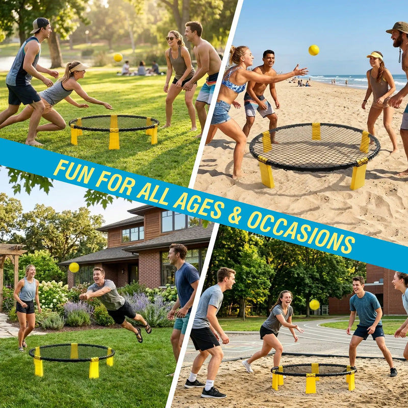 Outdoor Roundnet Game Set by HouseOfZazla