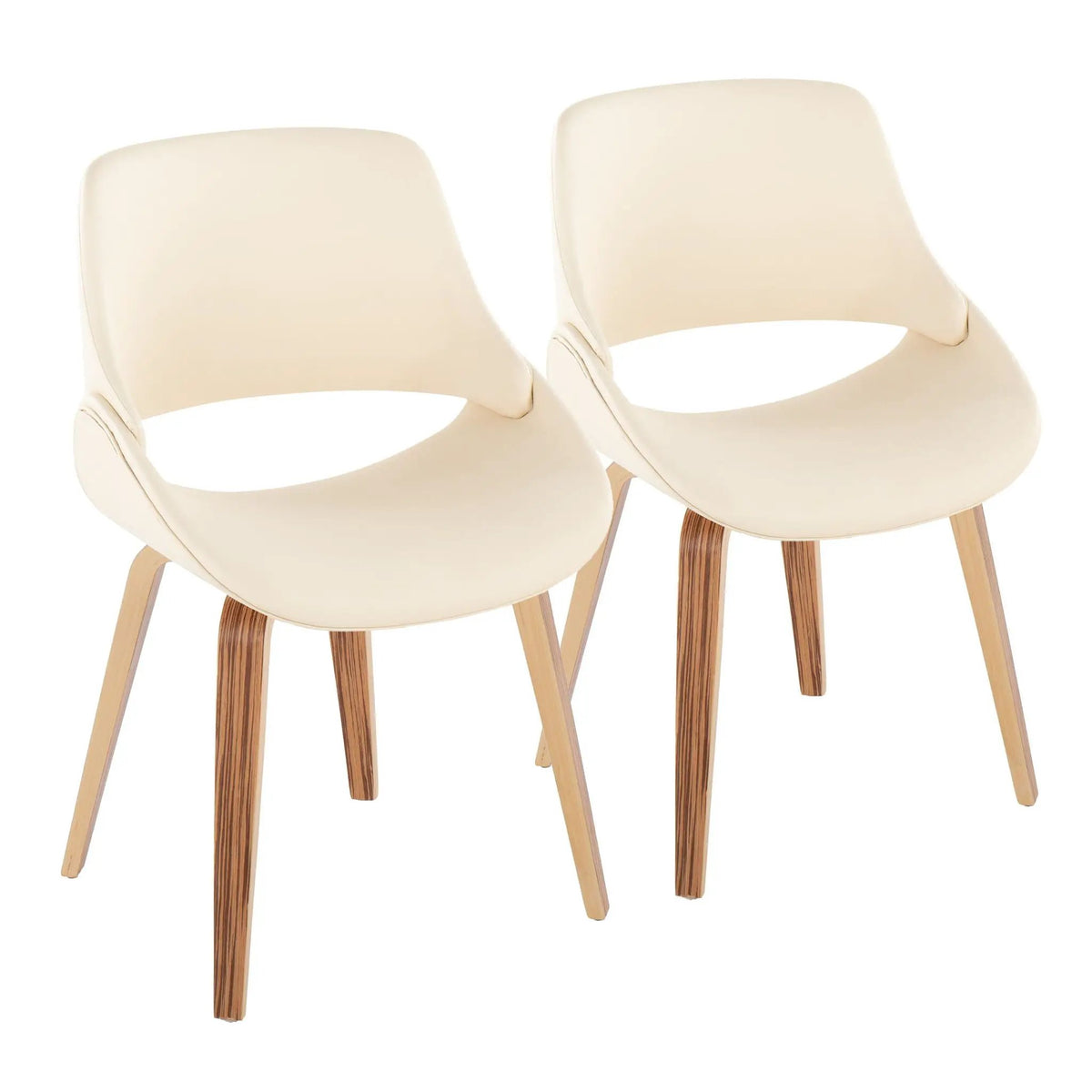 Fabrico - Mid Century, Modern Dining Chair (Set of 2) by HouseOfZazla