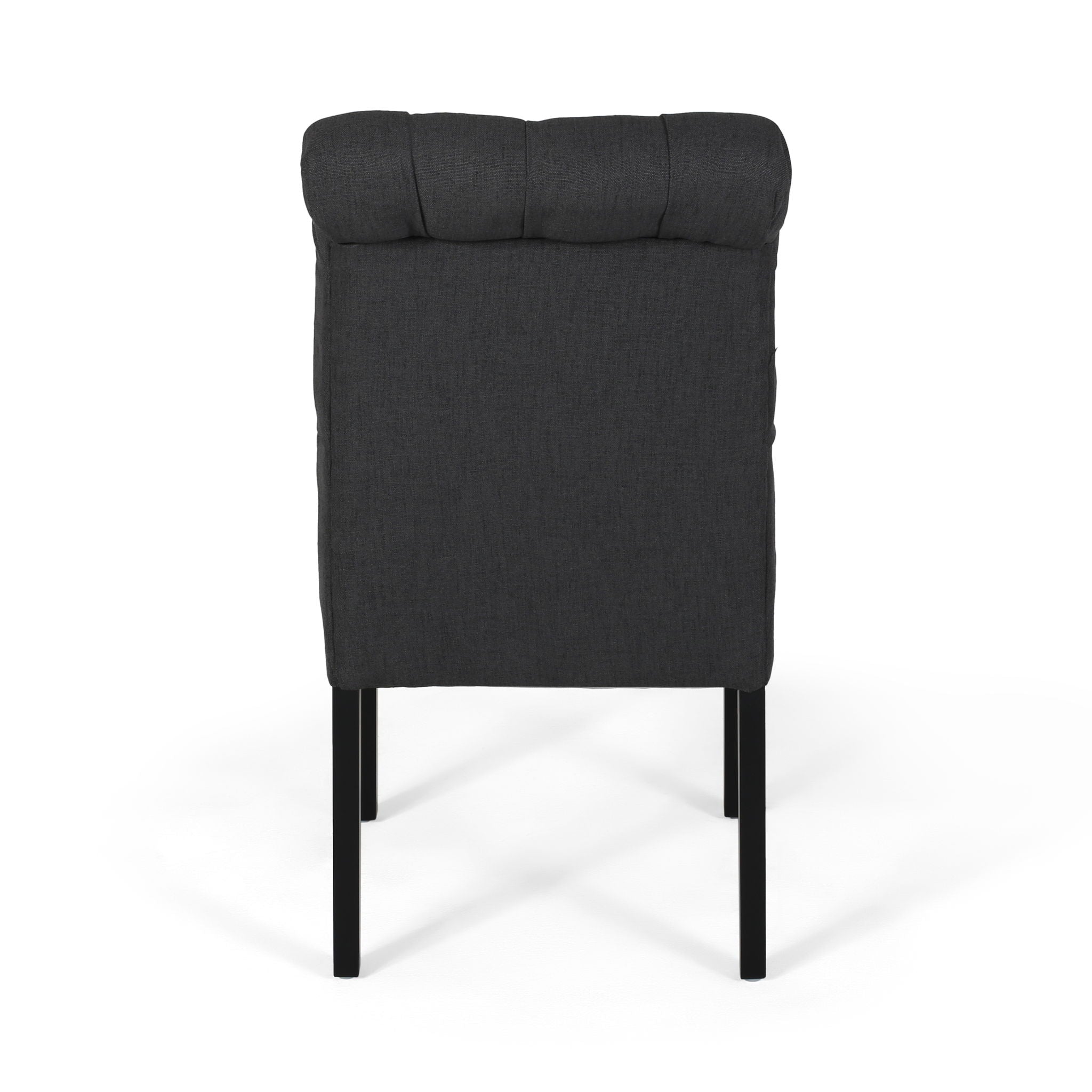 Broxton Tuft Dining Rolltop Chairs With Button Tufted Backrest (Set of 2) by HouseOfZazla