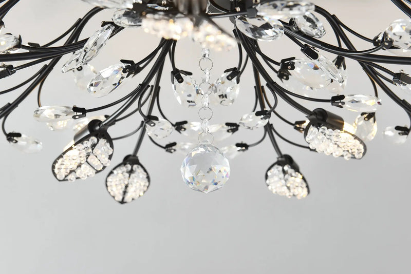 15-Light Chandelier Crystal Ceiling Lamp by HouseOfZazla
