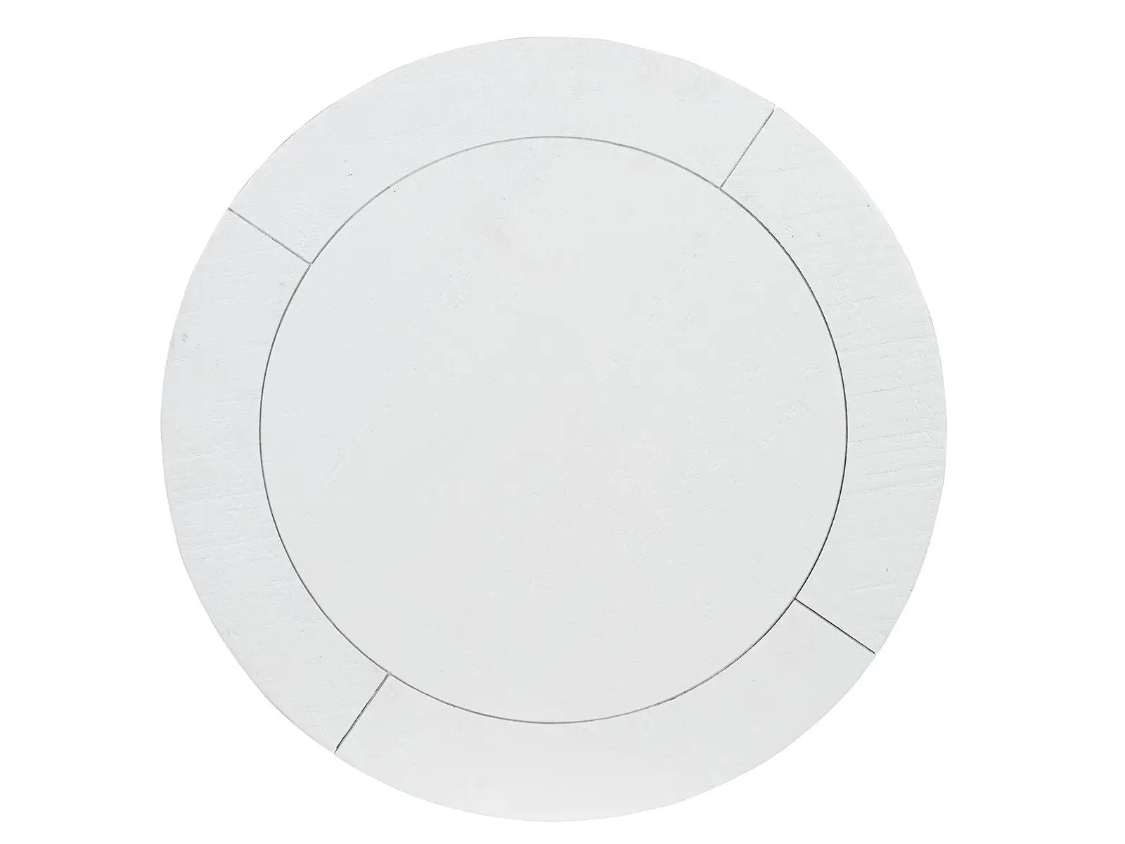 Heron Cove - Round Accent End Table - Chalk White by Unique Piece Furniture
