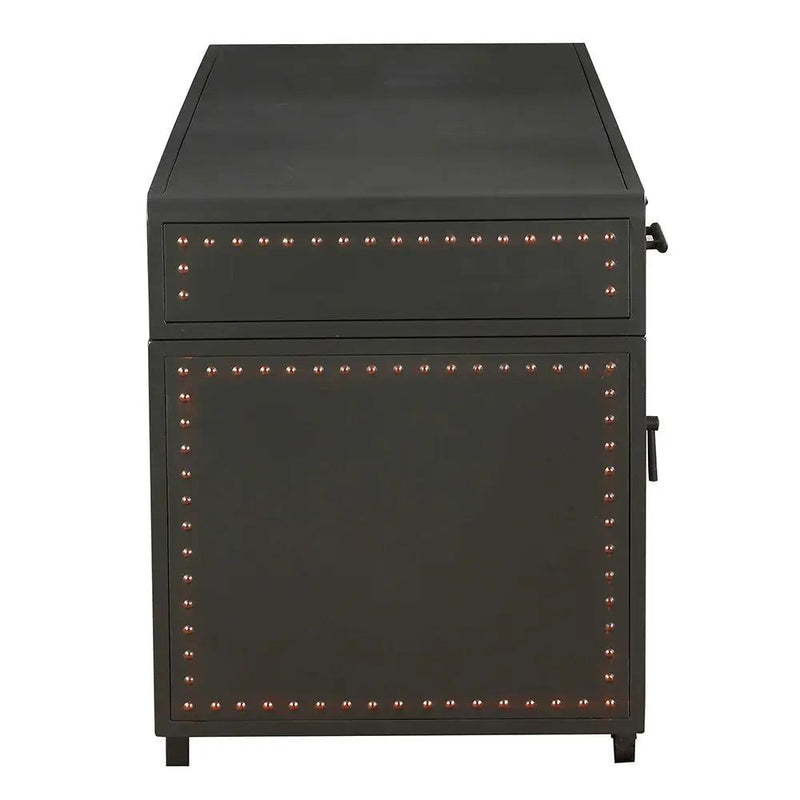 Actaki - Executive Writing Desk - Sandy Gray by Unique Piece Furniture