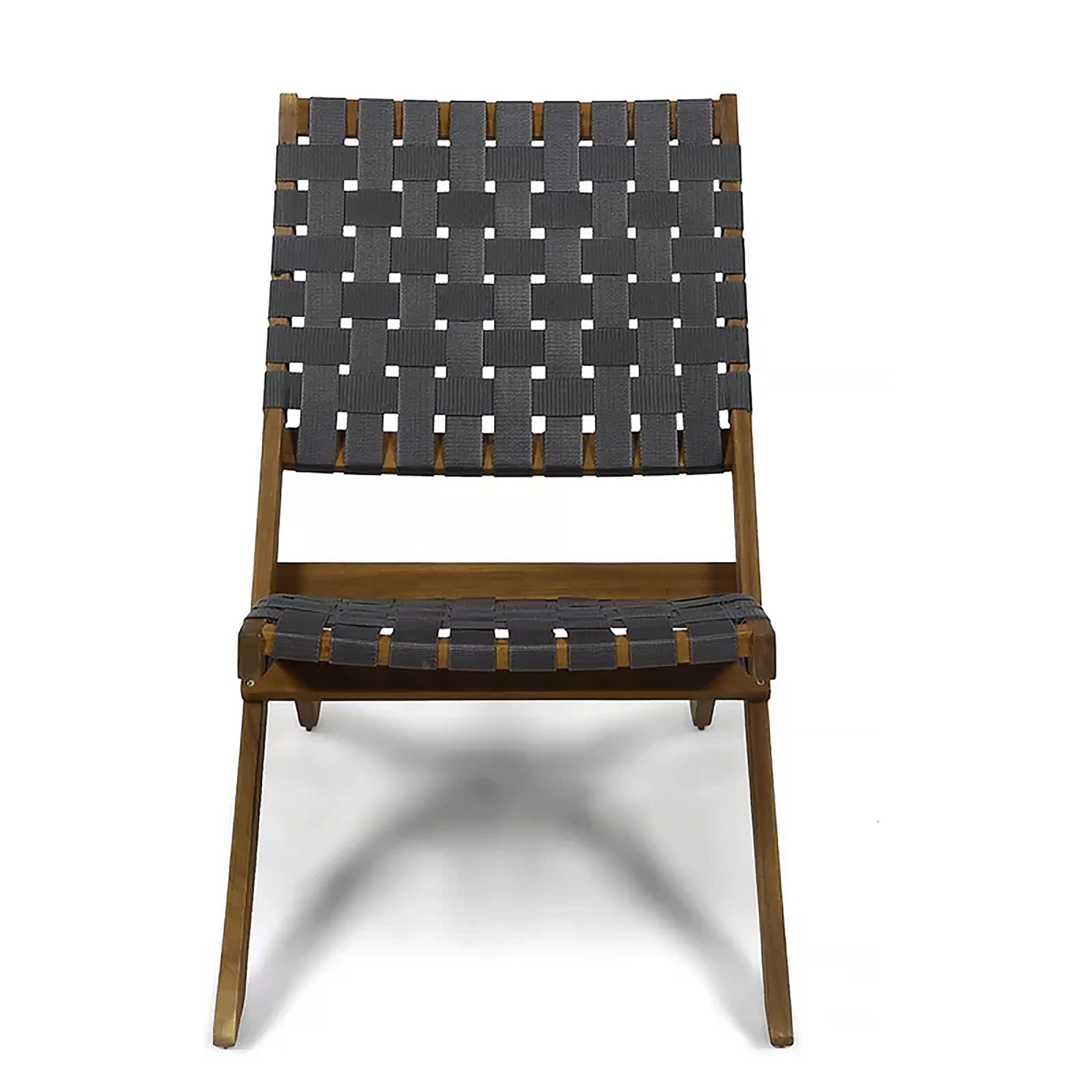 Kayla Outdoor Foldable 2 Seater Chat Set - Brown / Gray by HouseOfZazla