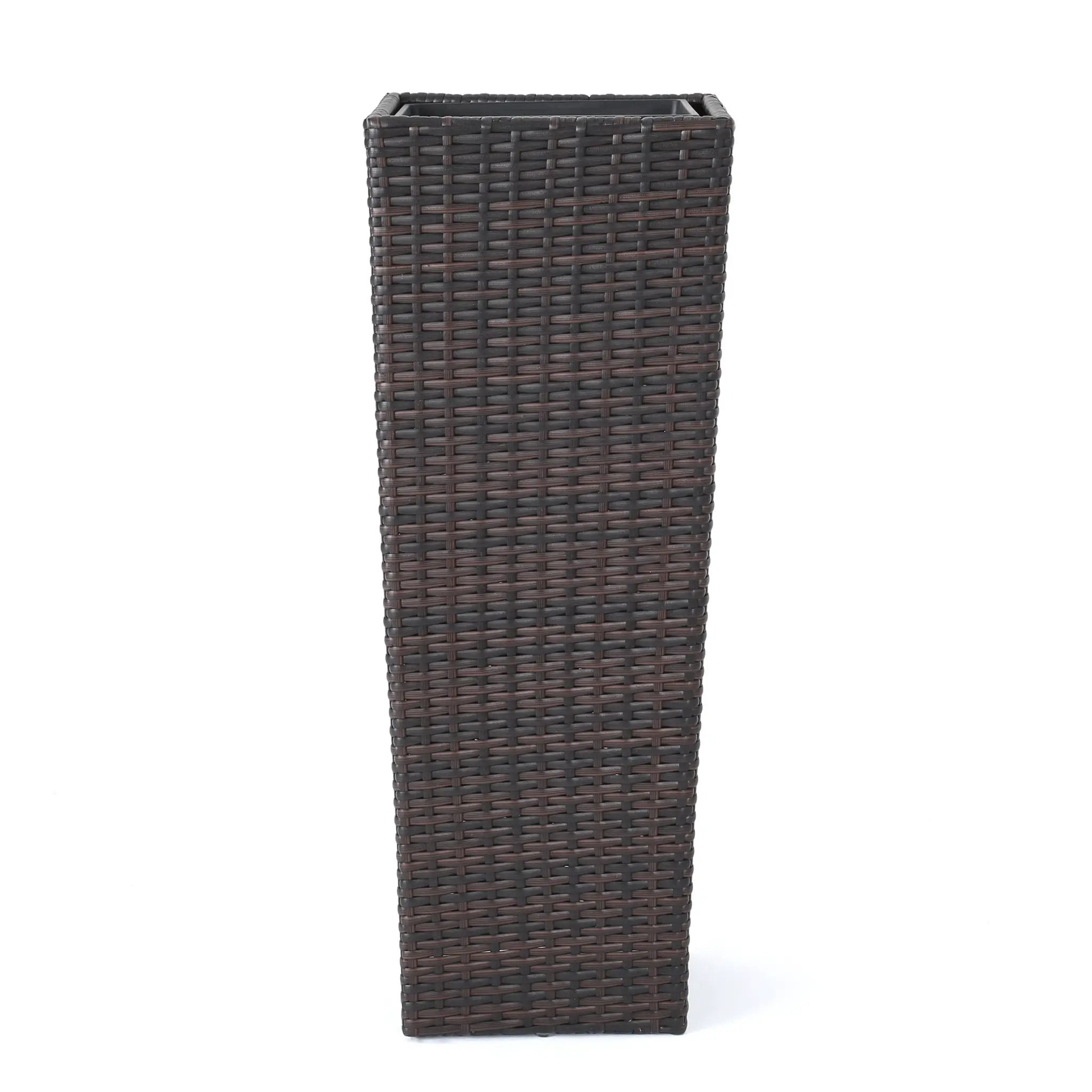 Rattan Flower Pot - Brown by HouseOfZazla