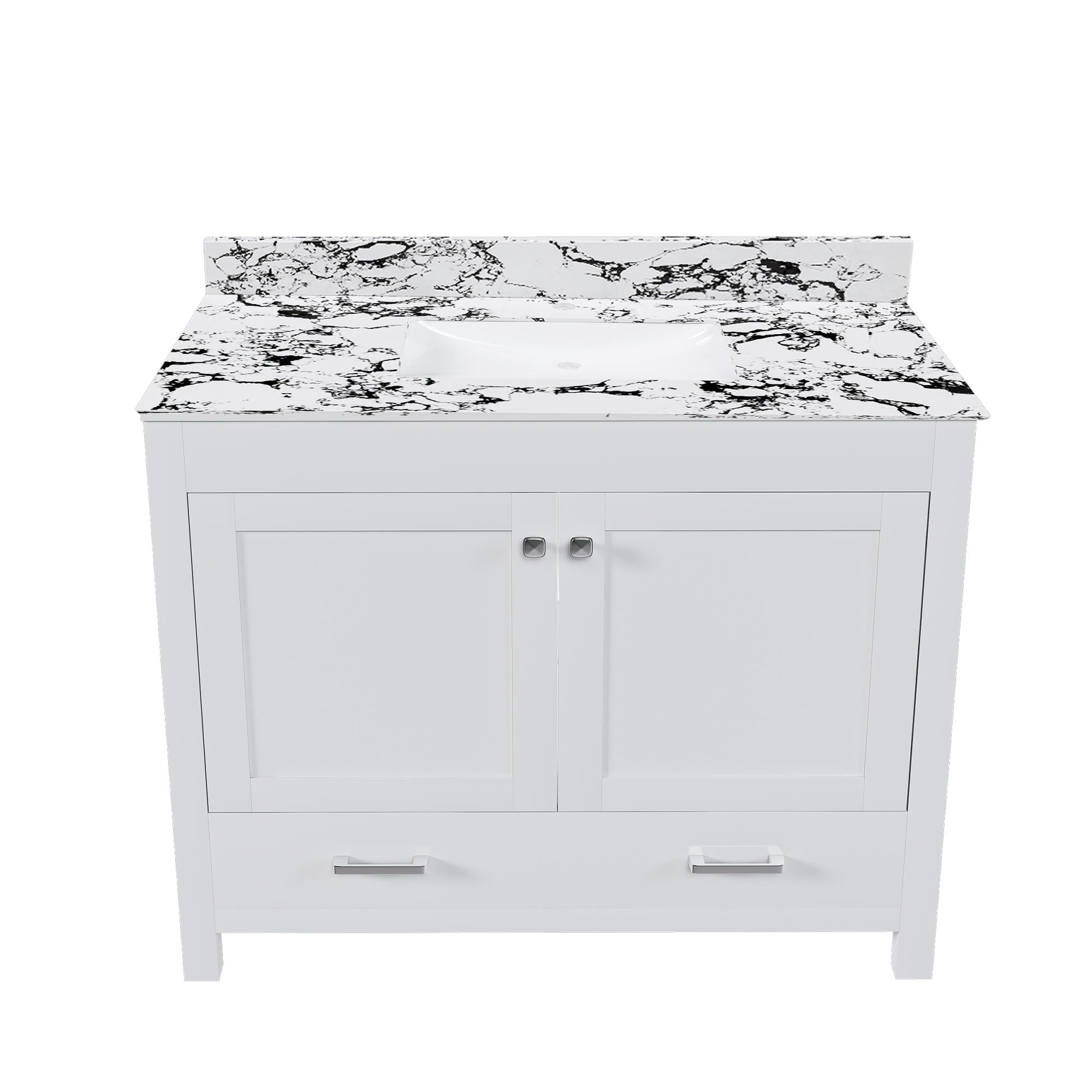 Bathroom Vanity & Storage - White by HouseOfZazla