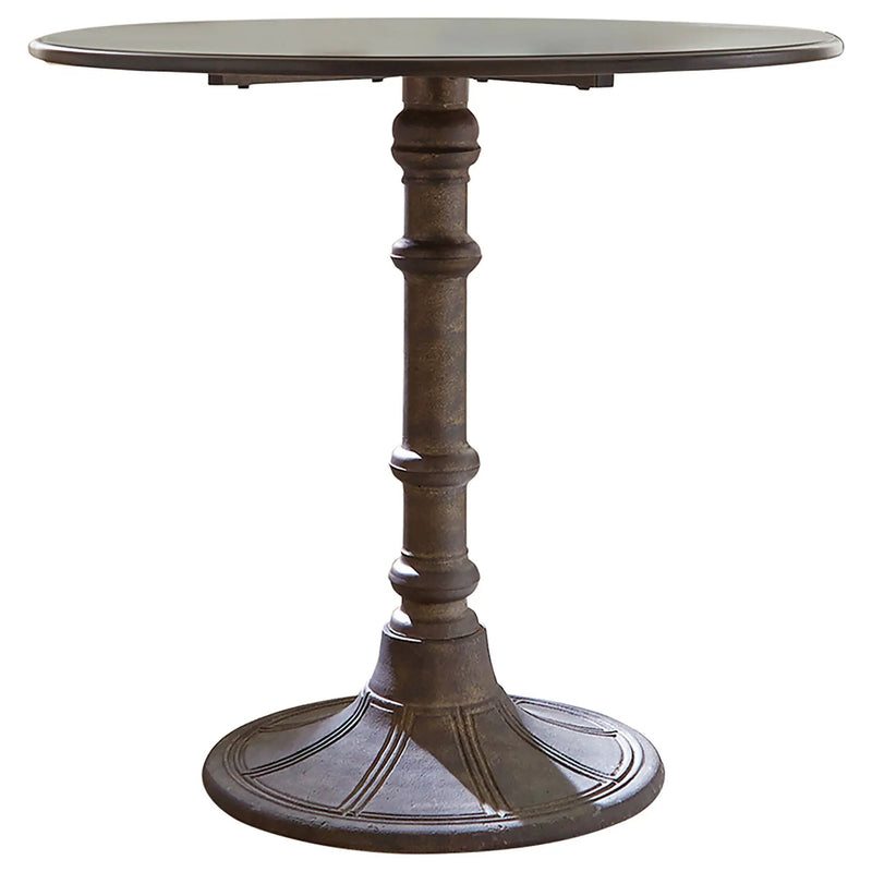 Oswego Round 30-inch Bistro Dining Table Bronze by Unique Piece Furniture