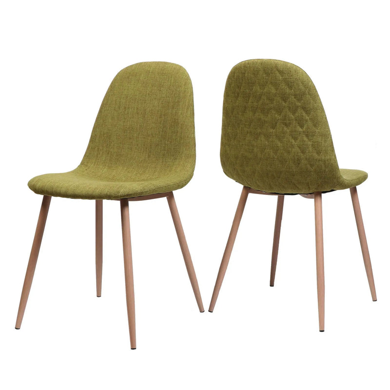 Elegant Dining Chair Set With Fabric by HouseOfZazla