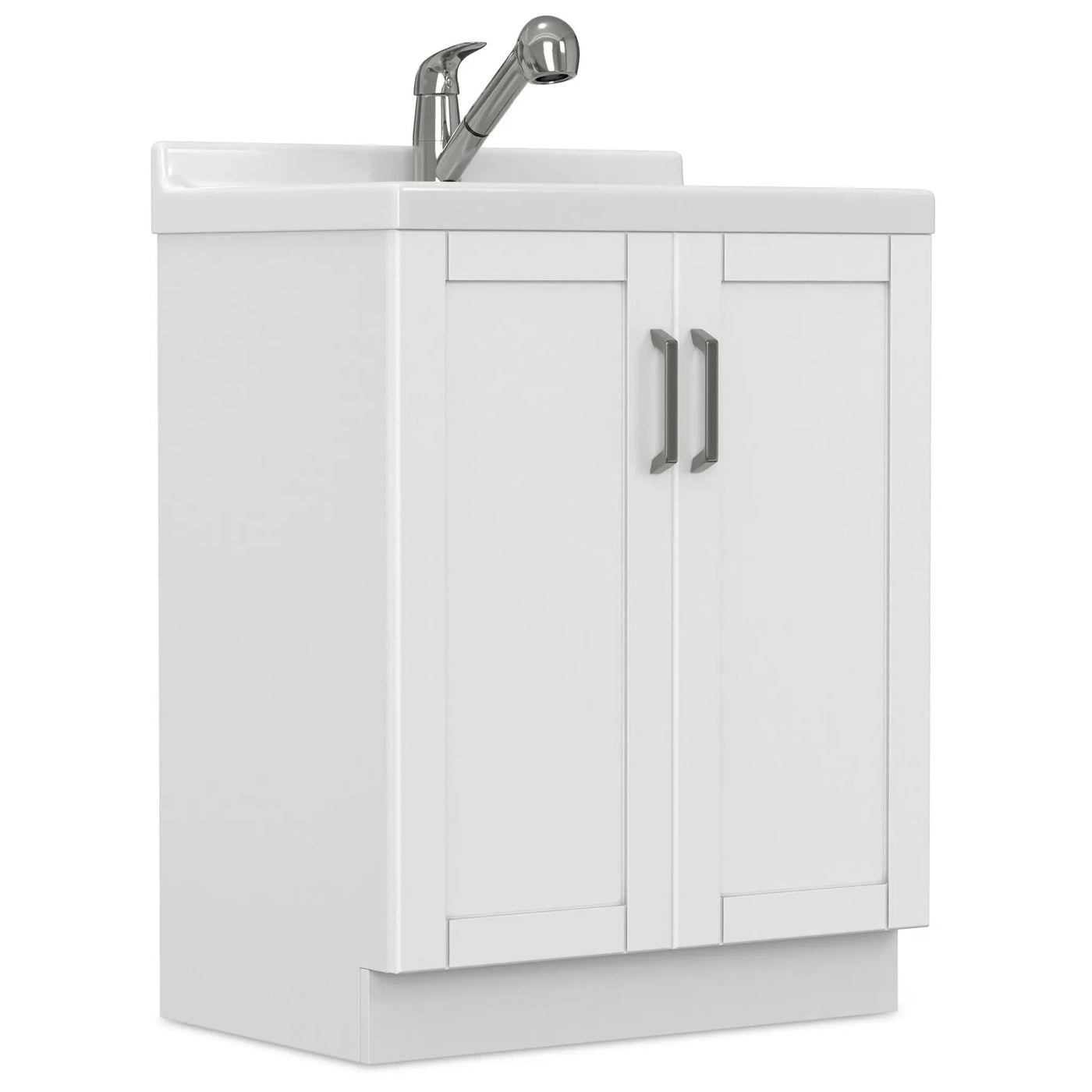 Kyle - Laundry Cabinet & Faucet And Stainless Steel Sink by HouseOfZazla