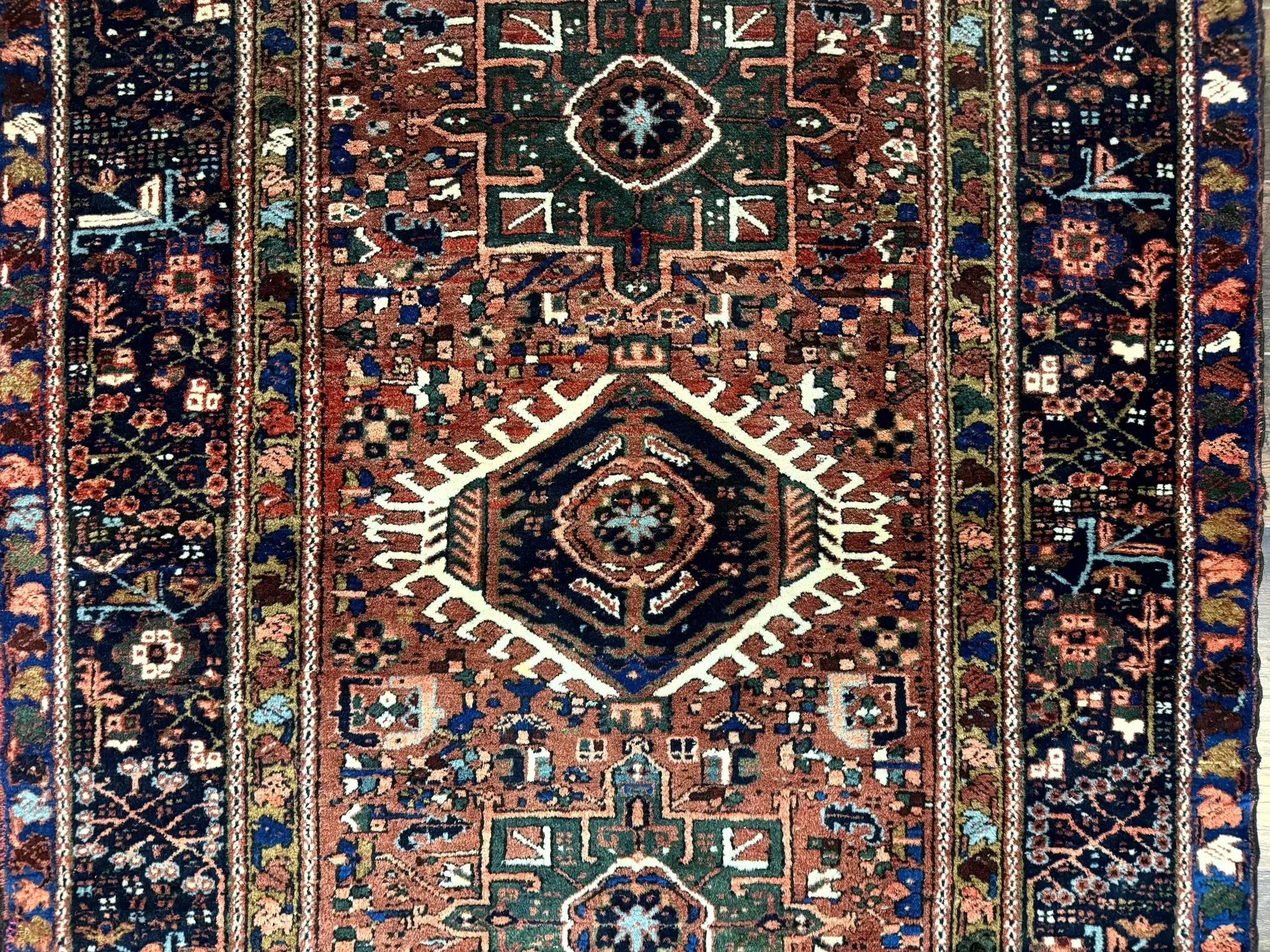 Antique Persian Karajeh Heriz Rug 5x6 by Jewel Rugs