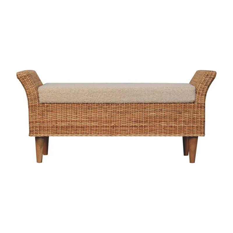 Riviera - Woven Bench - Oak by HouseOfZazla