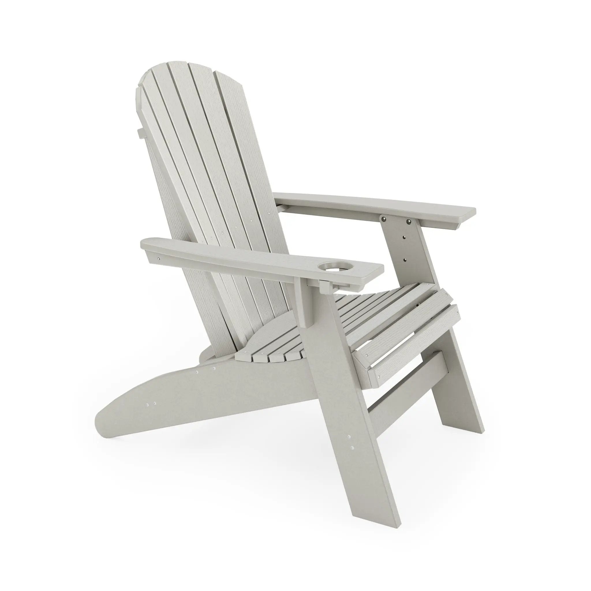 Adirondack Chair Sturdy HDPE Poly Lumber For Poolside, Patio, And Garden Relaxation by HouseOfZazla
