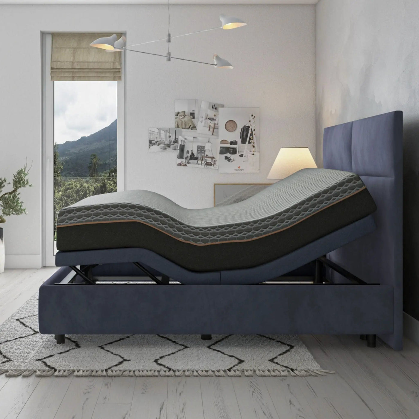 Copper Lux Hybrid - 14" Mattress With Copper Infused Contouring Memory Comfort Layer And Supportive Coil System by HouseOfZazla