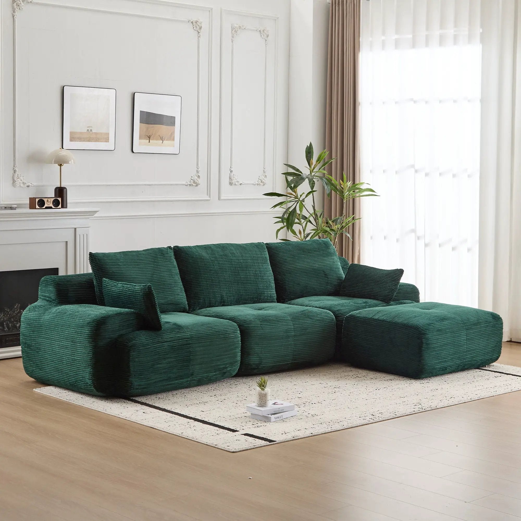 Compressed Sofa, Large Sectional Couches For Living Room by Unique Piece Furniture