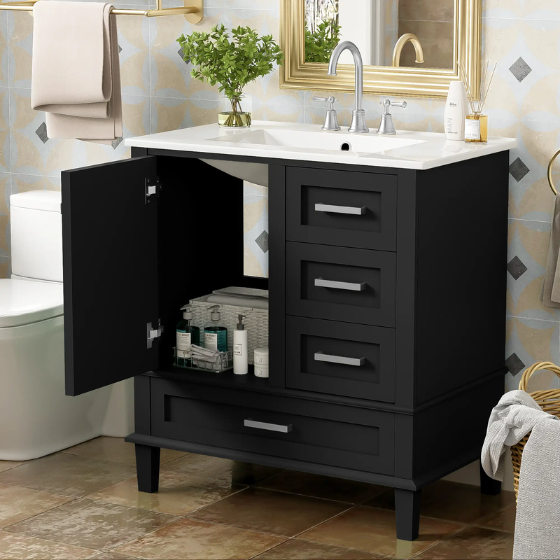 30" Bathroom Vanity with Sink Combo Set by HouseOfZazla