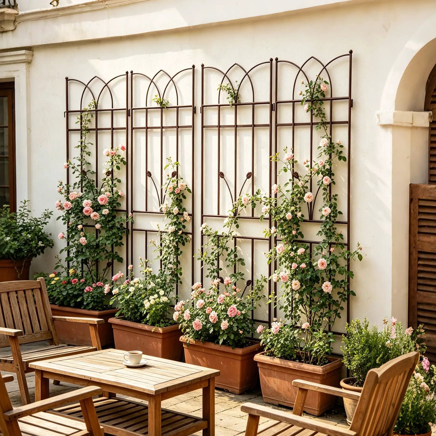 4 Pack Metal Garden Trellis by HouseOfZazla
