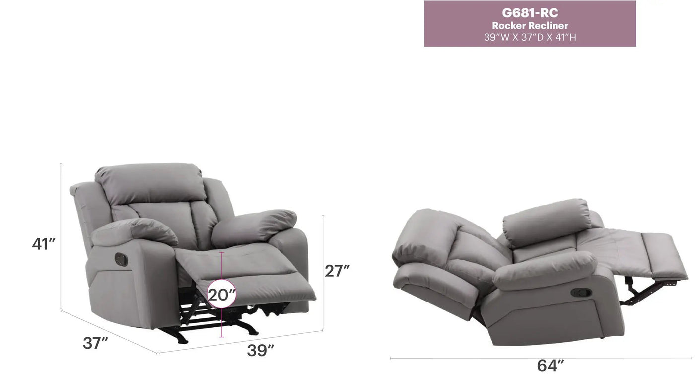 Comfortable Rocking Motion Recliner by HouseOfZazla