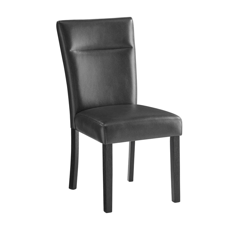 Dining Table And 4 Padded Chairs - Black by HouseOfZazla