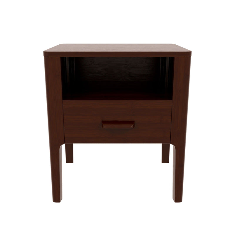 Modern Nightstand With Drawer And Open Shelf by HouseOfZazla