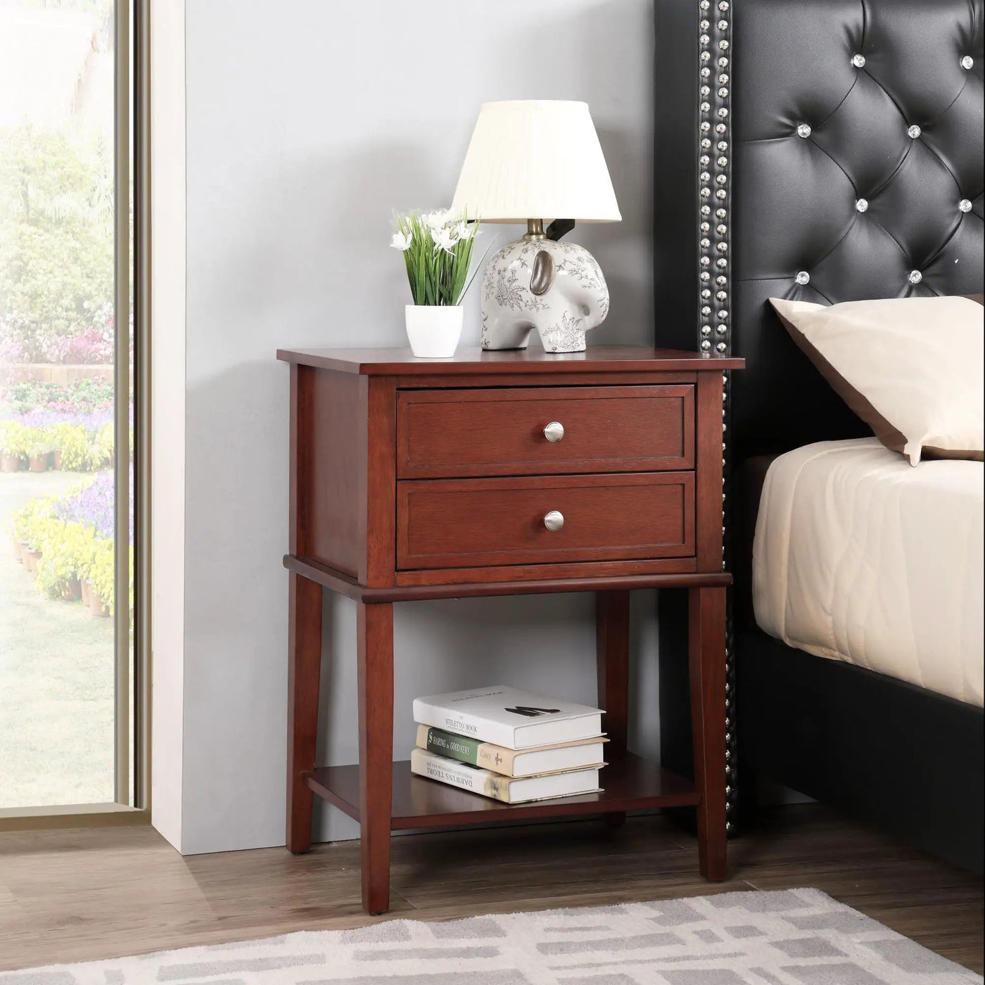 Vibrant Contemporary Nightstand by Unique Piece Furniture