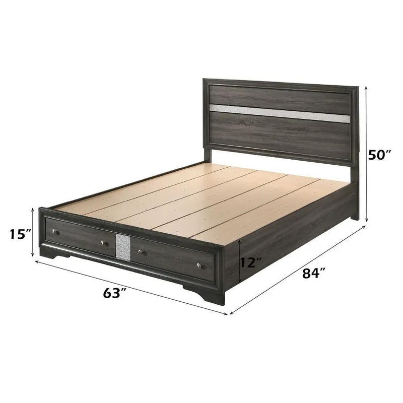 Naima - Bed w/Storage by Unique Piece Furniture