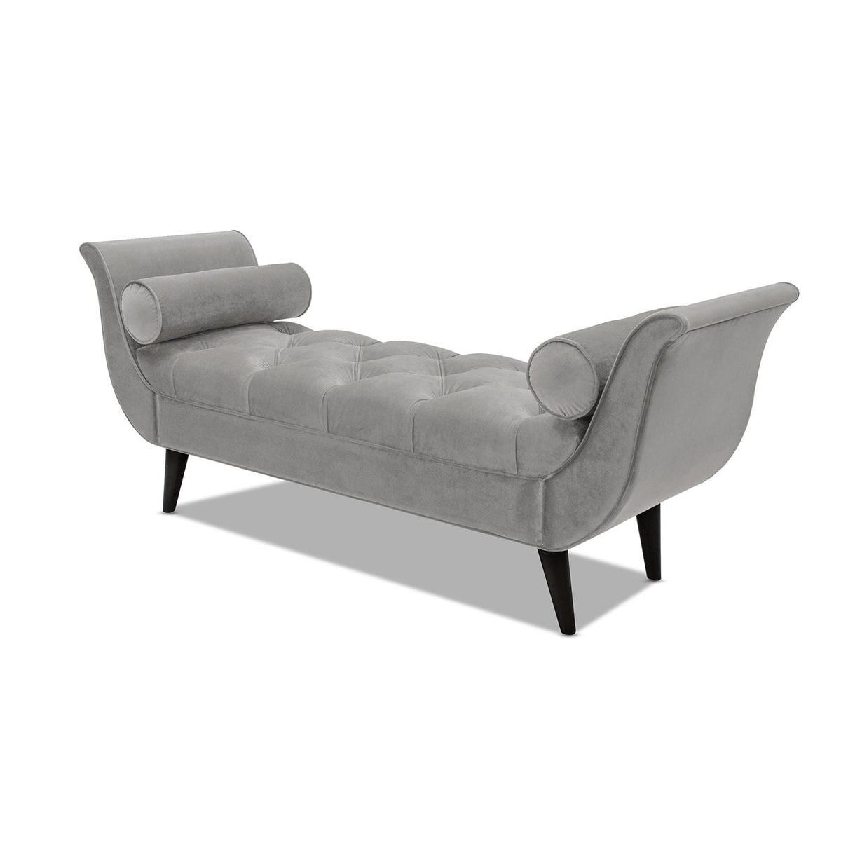 Tufted Flared Arm Entryway Bench with Flared Arms - Multiple Colors, photo 37 of 38