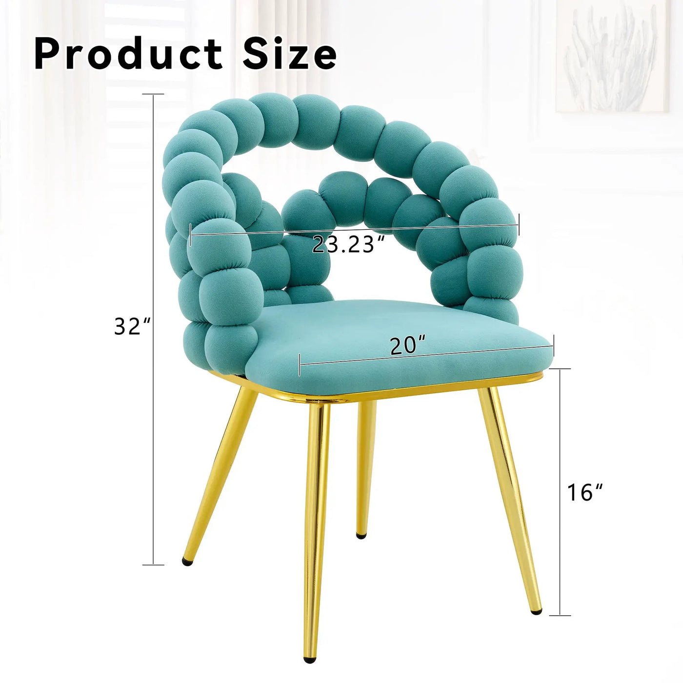 Puffy Bubble Ball Chain Chairs for Dining Room by HouseOfZazla