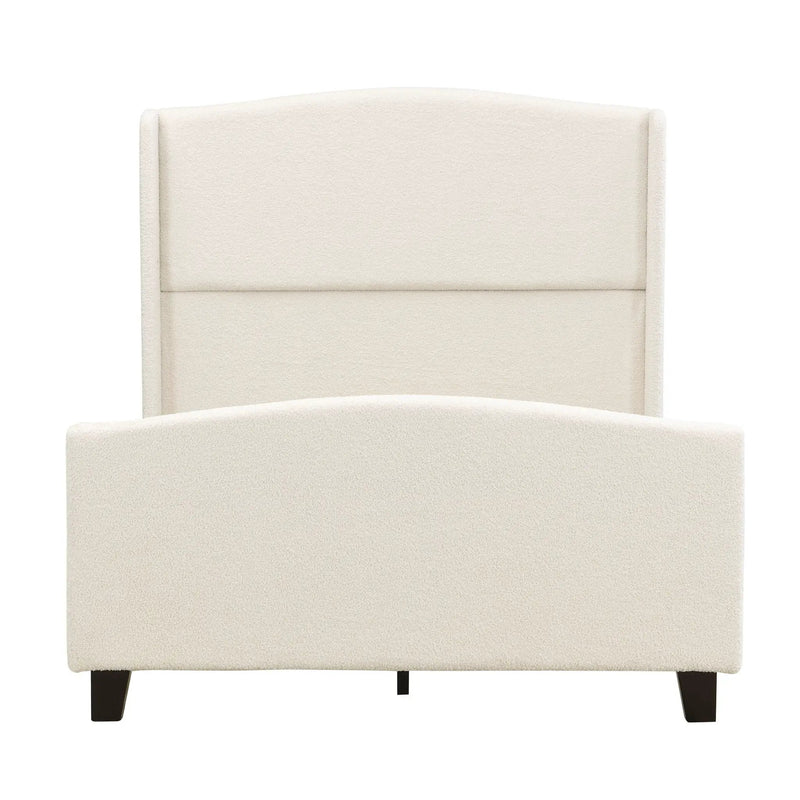 Platform Bed Frame With Tall Headboard And High Footboard by HouseOfZazla