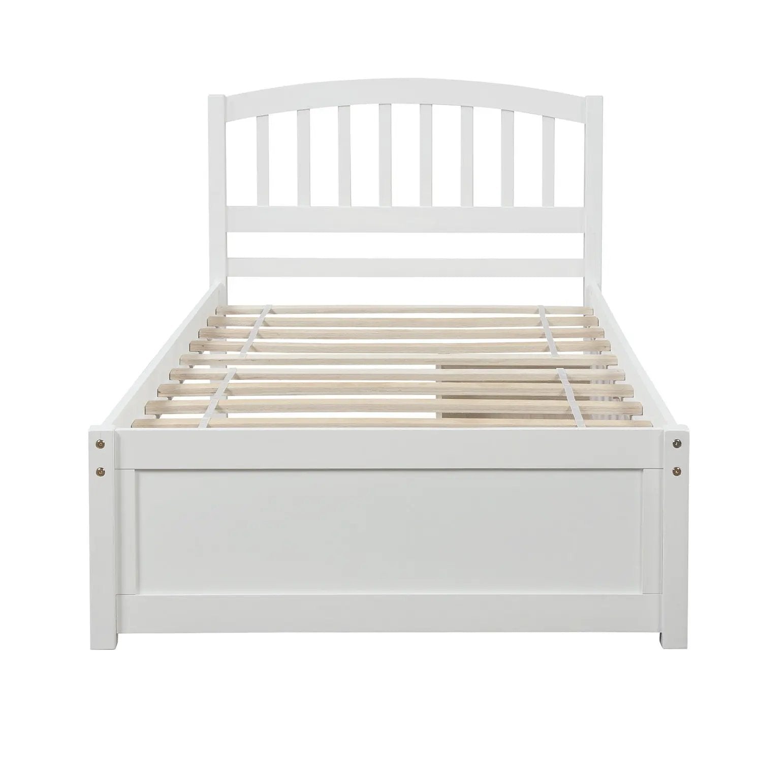 Platform Storage Bed Wood Bed Frame With Two Drawers And Headboard by HouseOfZazla