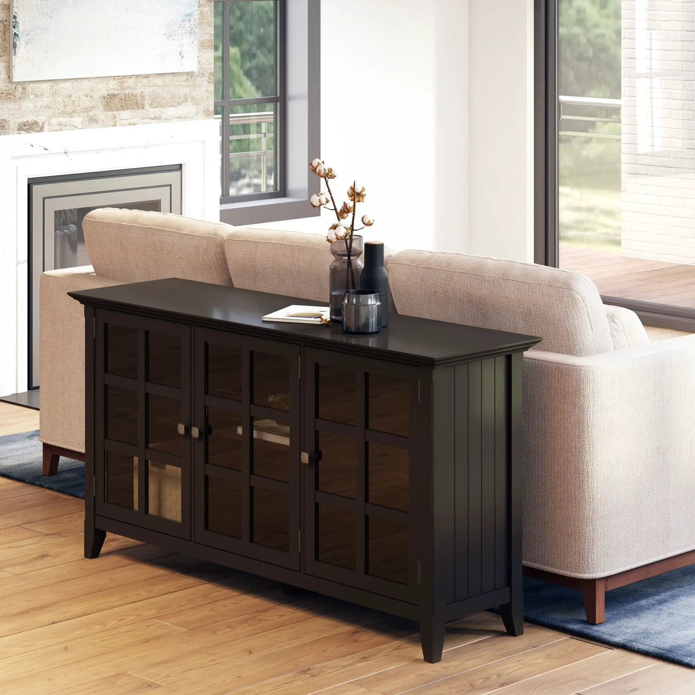 Acadian - Wide Storage Cabinet Handcrafted by HouseOfZazla