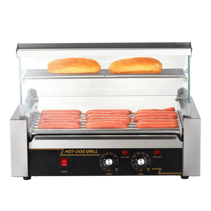 Hot Dog Roller with 7 Rollers and 18 Hot Dogs Capacity by HouseOfZazla