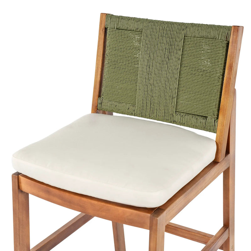 Outdoor Acacia Wood Bar Stools (Set of 2) by HouseOfZazla