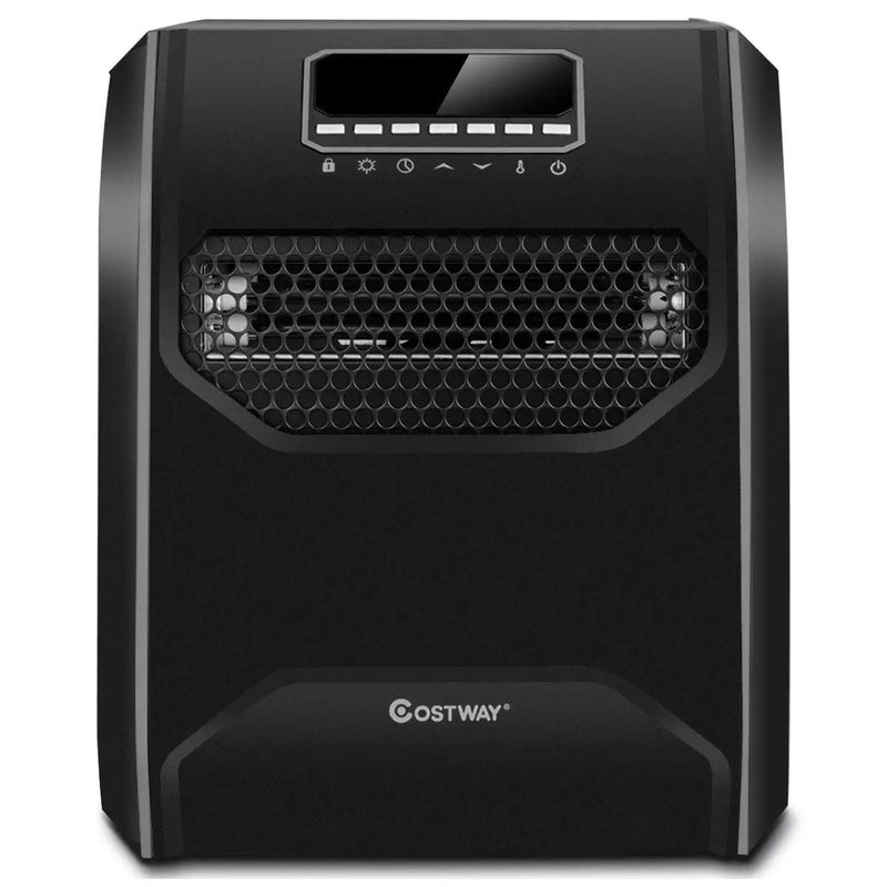12 H Timer LED Remote Control Portable Electric Space Heater by DirectDeals