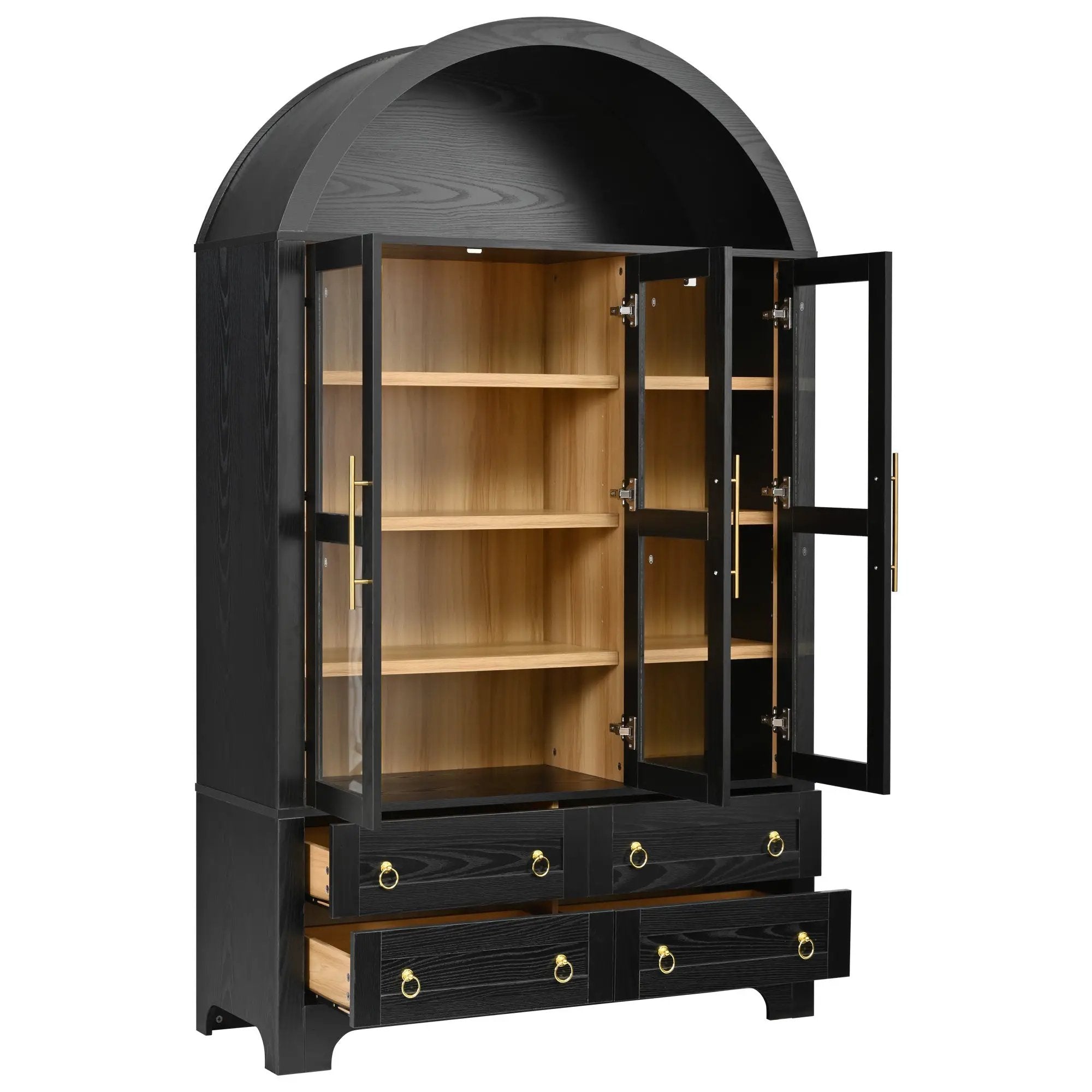 K&K 72.8" Tall Arched Pantry Cabinet by HouseOfZazla