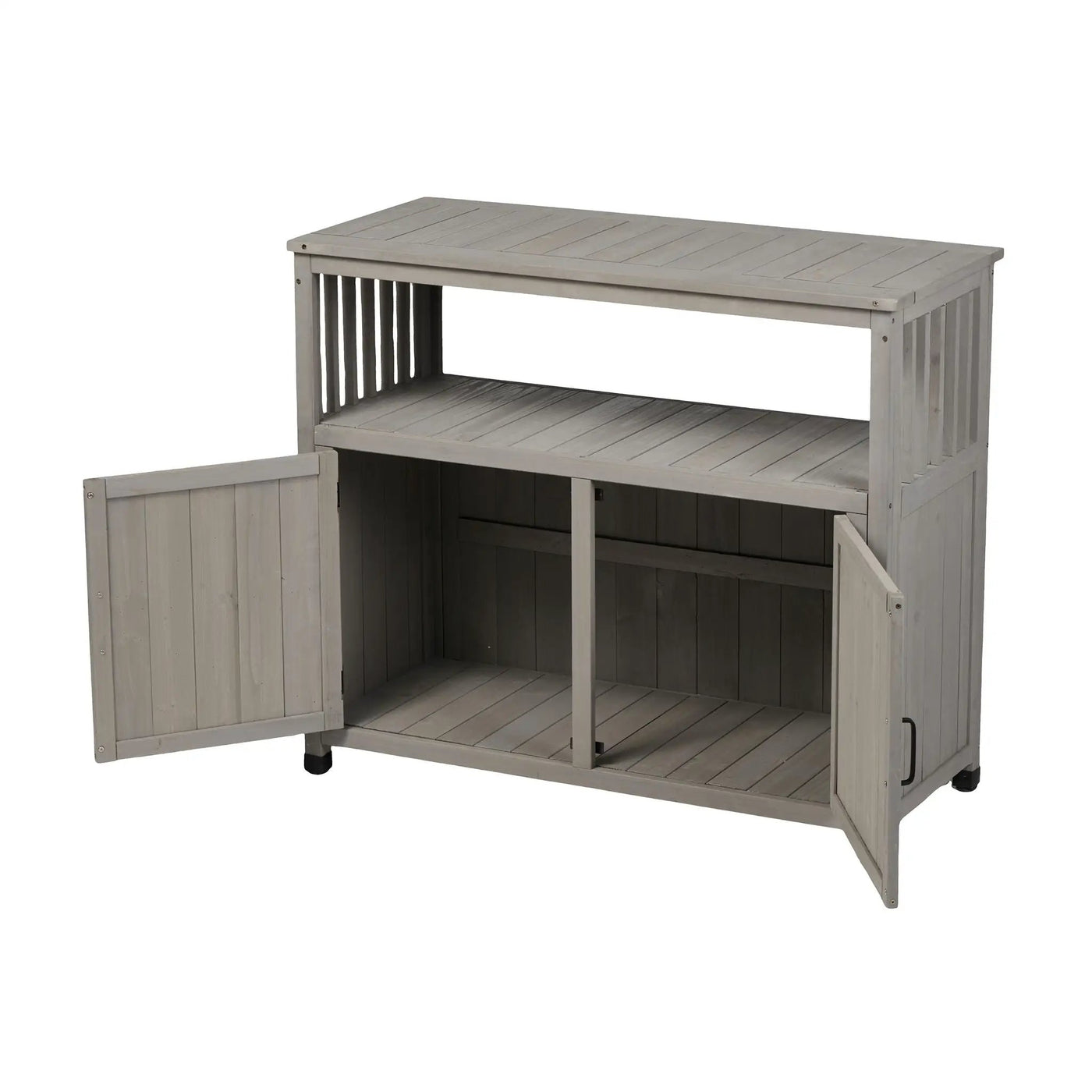 Patio Bar Table Set With Storage by HouseOfZazla