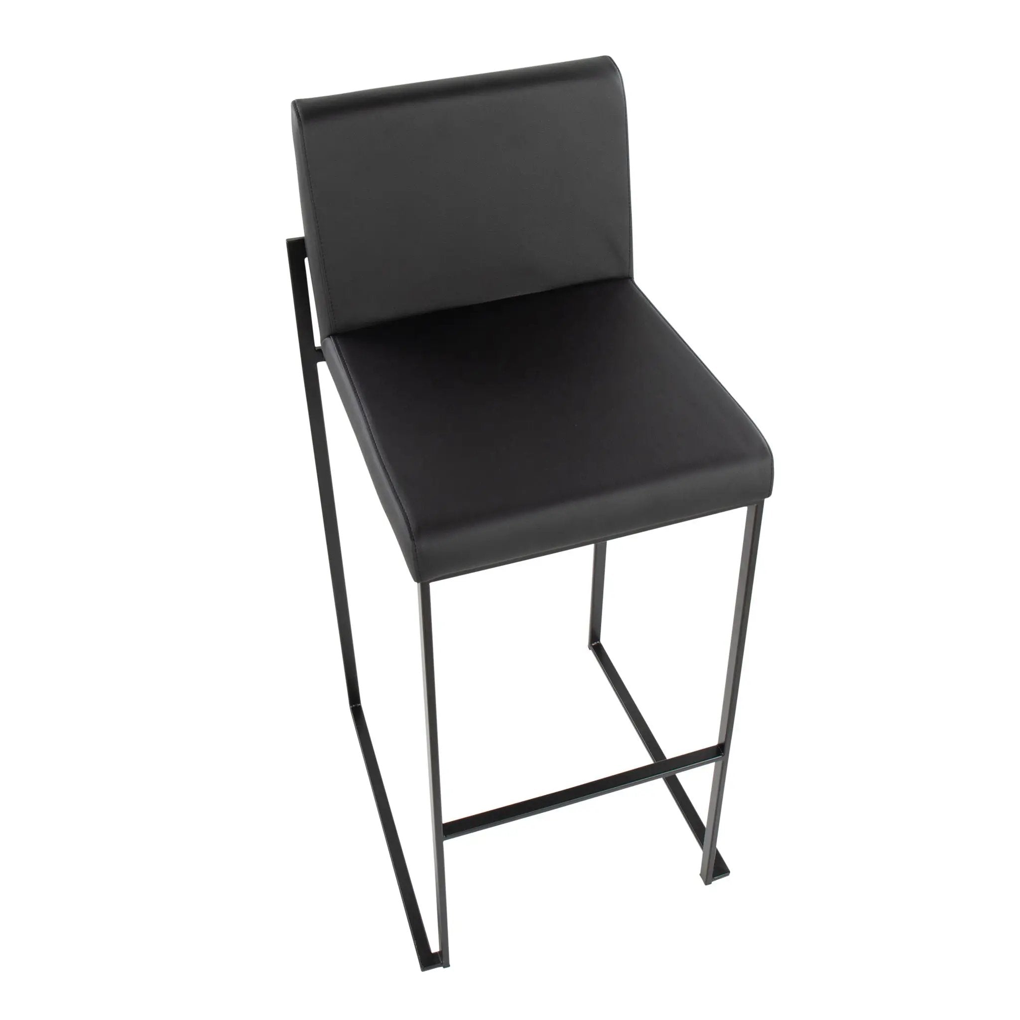 Fuji - Contemporary High Back Barstool Elegant Design by HouseOfZazla