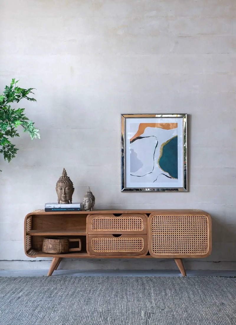 Teak Cabinet - Natural Wood / Brown by Unique Piece Furniture