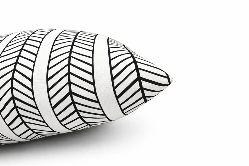 2 Pack Outdoor Throw Pillows, Waterproof & Fade-Resistant Patio Cushions by HouseOfZazla
