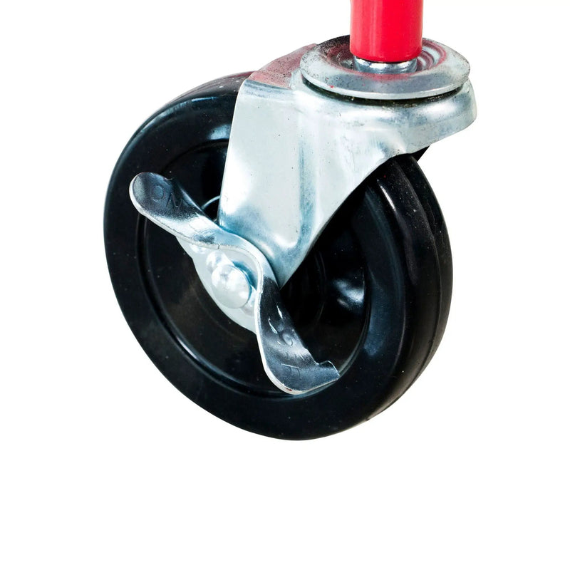 Drywall Panel Lifter Drywall Panel Hoist Jack Lifter Jack Rolling Caster Panel Hoist 11Ft - Red by HouseOfZazla