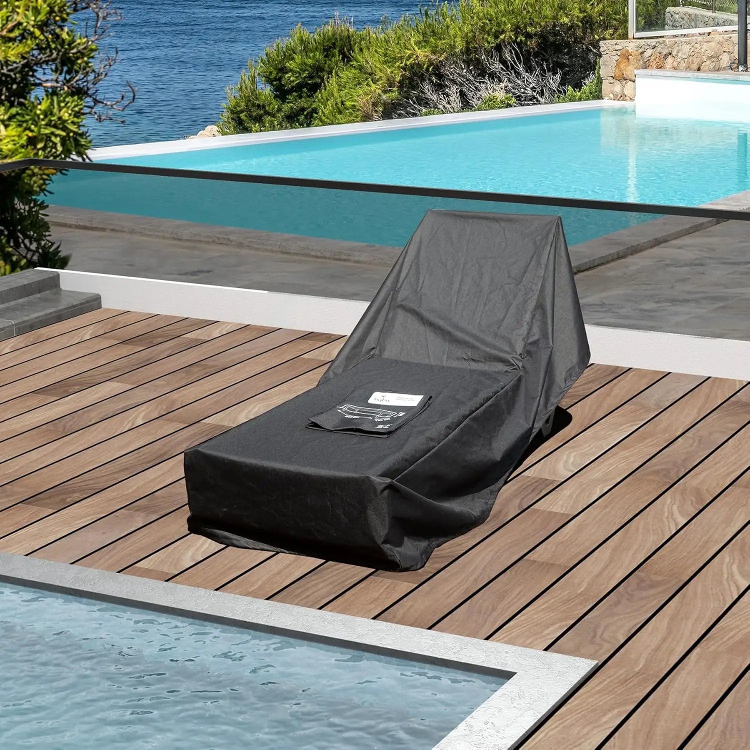 Waterproof Patio Lounge Chair Cover - Heavy Duty Outdoor Protection by HouseOfZazla