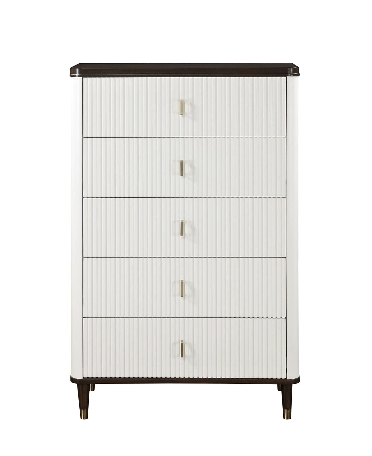 Carena Chest with Drawer Storage - White / Walnut, photo 4 of 4
