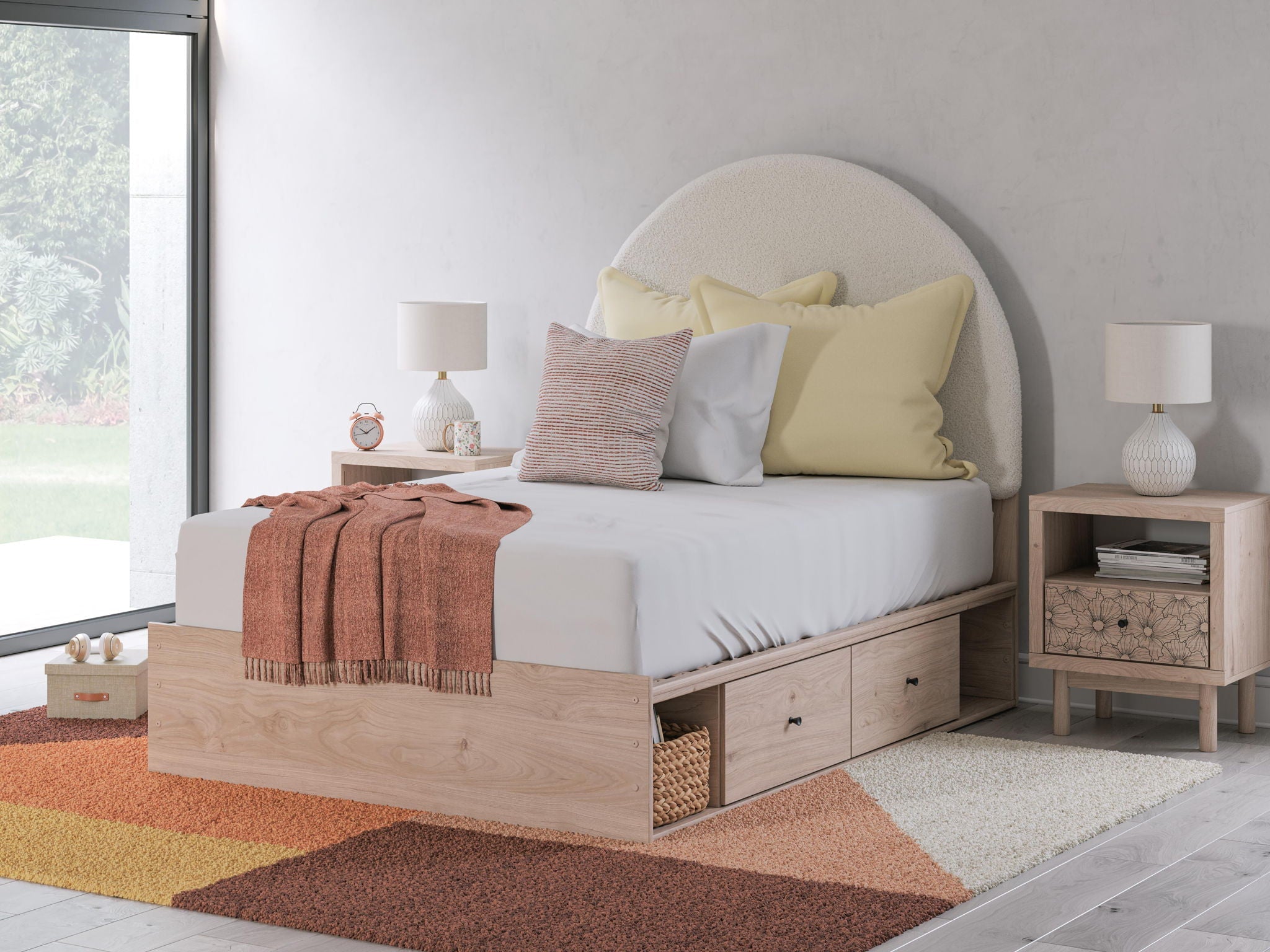Arloster - Upholstered Panel Bed by Unique Piece Furniture