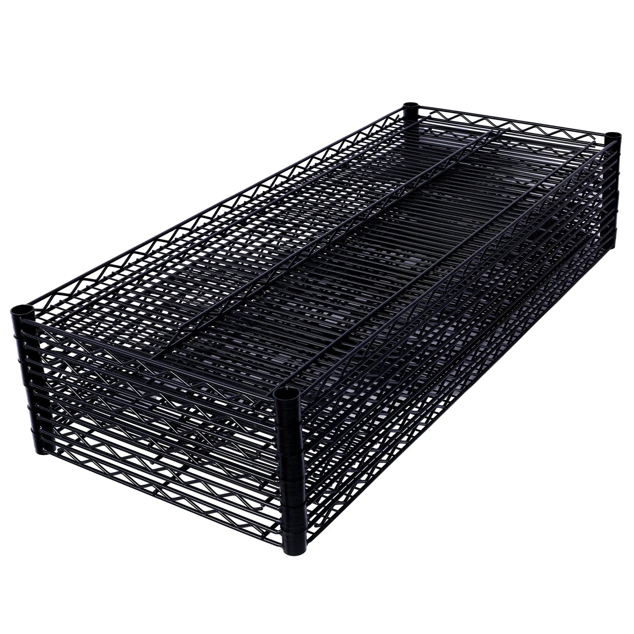 6 Tier 6000Lbs Capacity Nsf Metal Shelf Wire Shelving Unit, Heavy Duty Adjustable Storage Rack With Wheels & Shelf Liners For Commercial Grade Utility Steel Storage Rack by HouseOfZazla