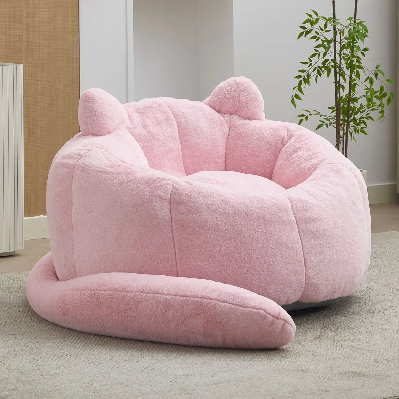 Cat Shaped Bean Bag Sofa With Long Tail by HouseOfZazla