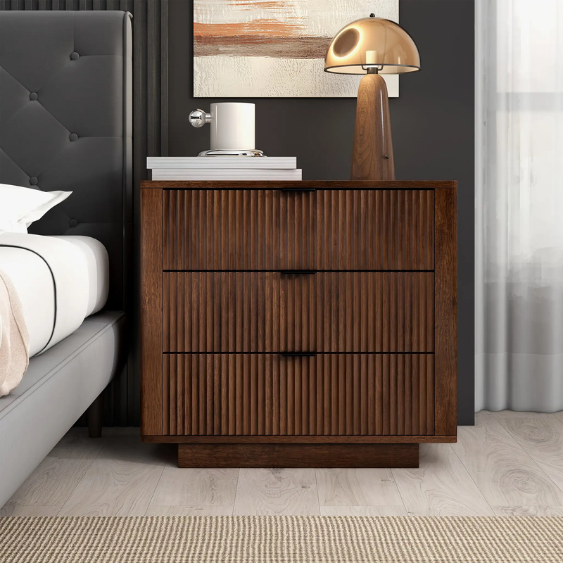 Lola Walnut Nightstand by HouseOfZazla