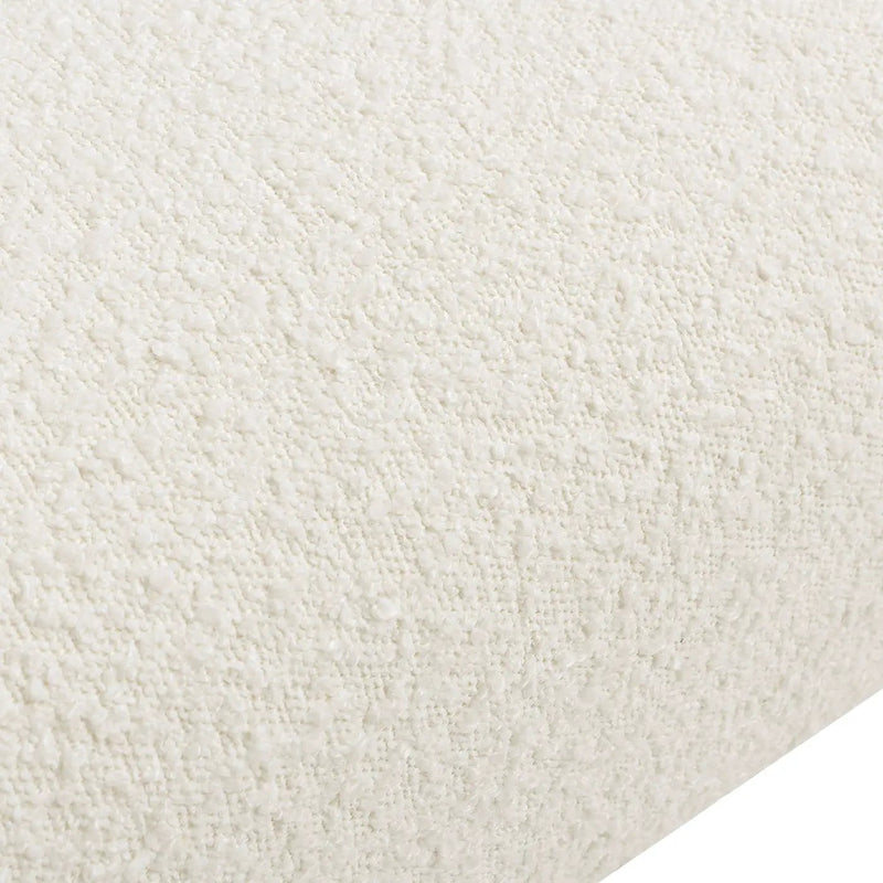 Nimbus - Curved Accent Chair - Ivory White by HouseOfZazla